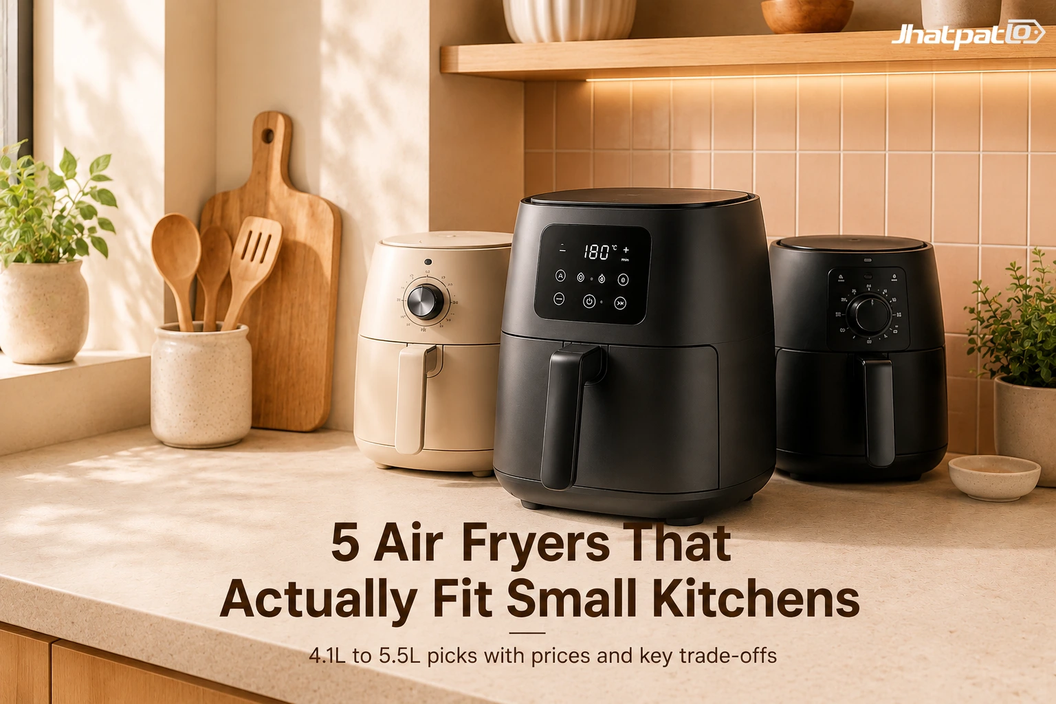  5 Air Fryers for Small Kitchens That Actually Fit: 4.1L to 5.5L Picks, Prices, and Trade-offs